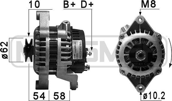 ERA 210155A - Генератор www.autospares.lv