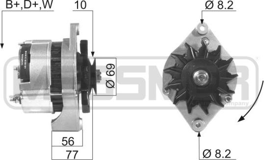 ERA 210156A - Генератор www.autospares.lv