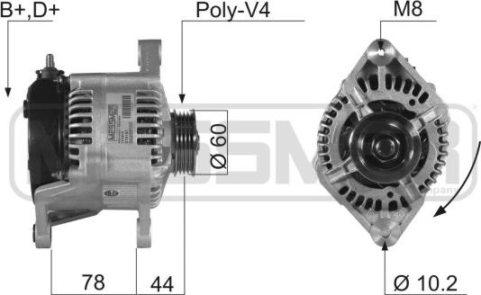 ERA 210151R - Ģenerators www.autospares.lv