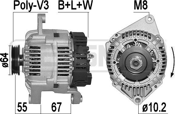 ERA 210166A - Ģenerators autospares.lv