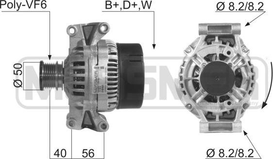 ERA 210161A - Ģenerators www.autospares.lv