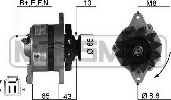 ERA 210109R - Alternator www.autospares.lv