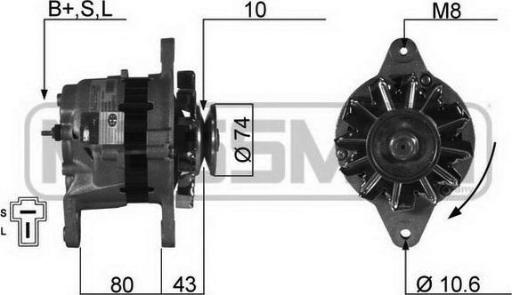 ERA 210101R - Ģenerators www.autospares.lv