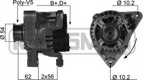 ERA 210113R - Alternator www.autospares.lv