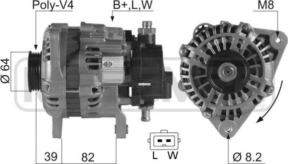 ERA 210189A - Ģenerators www.autospares.lv