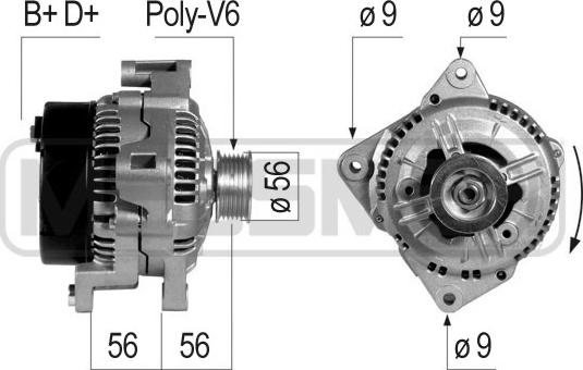 ERA 210181R - Alternator www.autospares.lv