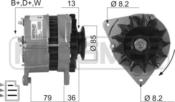 ERA 210188A - Генератор www.autospares.lv