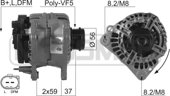 ERA 210183R - Ģenerators www.autospares.lv