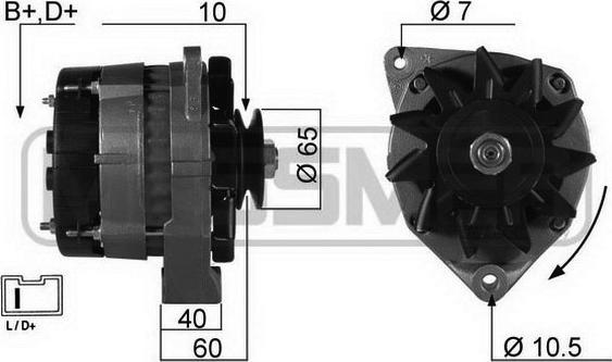 ERA 210137R - Генератор www.autospares.lv