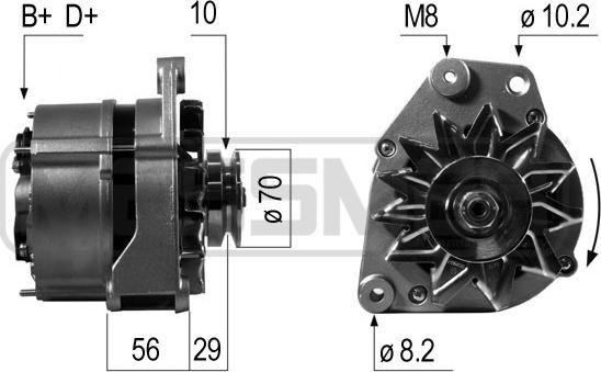 ERA 210128R - Ģenerators www.autospares.lv