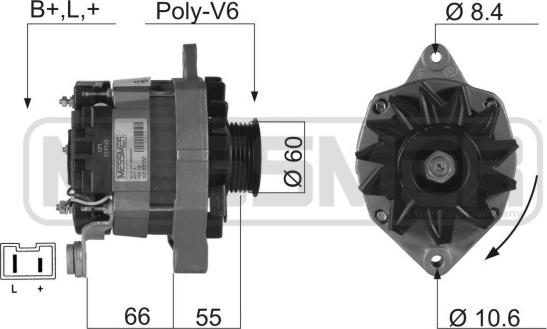 ERA 210179R - Ģenerators www.autospares.lv