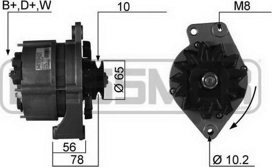 ERA 210176R - Генератор www.autospares.lv