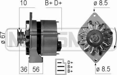 ERA 210172 - Ģenerators www.autospares.lv