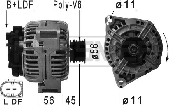 ERA 210891 - Ģenerators www.autospares.lv