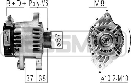 ERA 210841 - Ģenerators autospares.lv