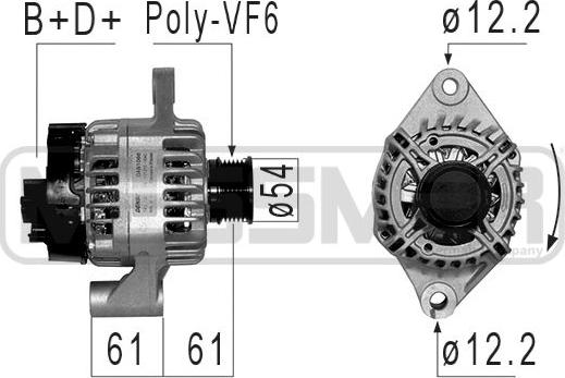 ERA 210854 - Ģenerators www.autospares.lv