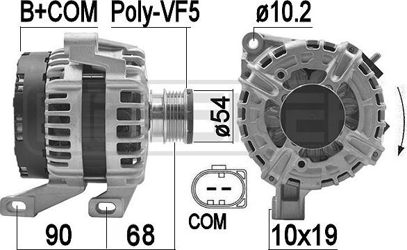 ERA 210852 - Ģenerators www.autospares.lv