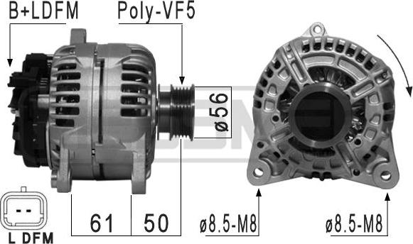 ERA 210865A - Ģenerators autospares.lv