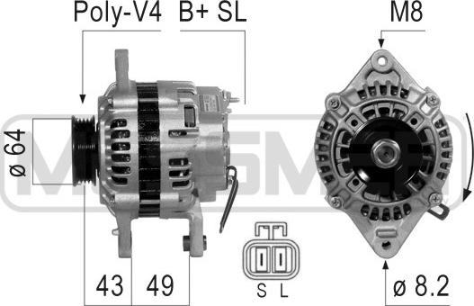 ERA 210804 - Ģenerators www.autospares.lv