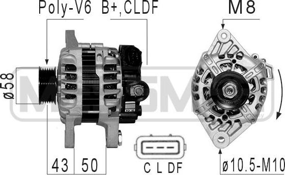 ERA 210819 - Ģenerators autospares.lv