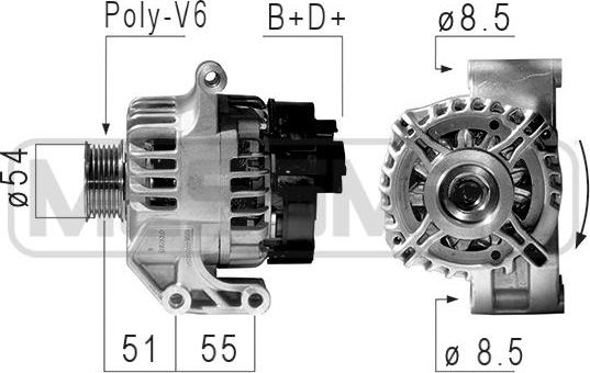 ERA 210839 - Alternator www.autospares.lv