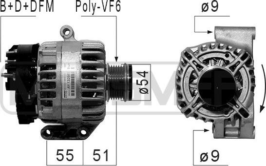 ERA 210833A - Alternator www.autospares.lv