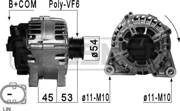 ERA 210876 - Ģenerators www.autospares.lv