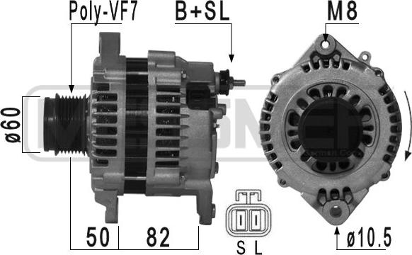 ERA 210871 - Ģenerators www.autospares.lv