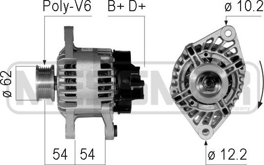 ERA 210344 - Ģenerators www.autospares.lv