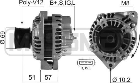 ERA 210341 - Alternator www.autospares.lv