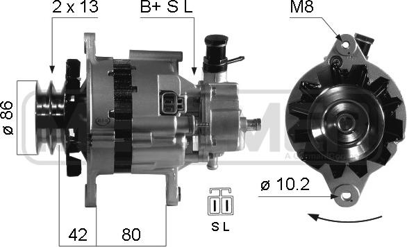 ERA 210342A - Ģenerators www.autospares.lv