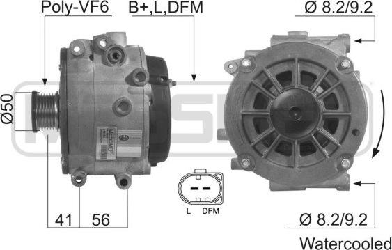 ERA 210354A - Alternator www.autospares.lv