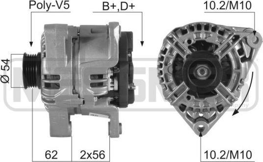 ERA 210356A - Alternator www.autospares.lv