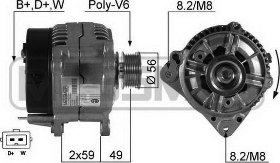 ERA 210351R - Ģenerators www.autospares.lv