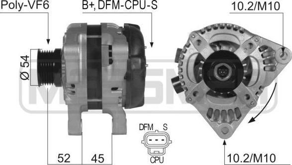 ERA 210358 - Alternator www.autospares.lv