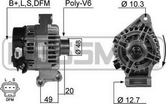 ERA 210357A - Ģenerators www.autospares.lv