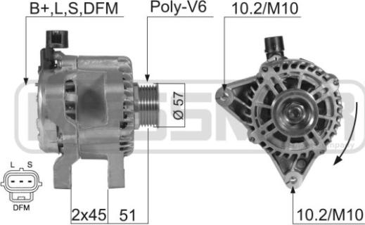 ERA 210360 - Ģenerators autospares.lv