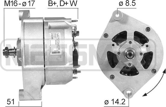 ERA 210300A - Ģenerators www.autospares.lv