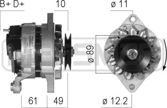 ERA 210313A - Генератор www.autospares.lv