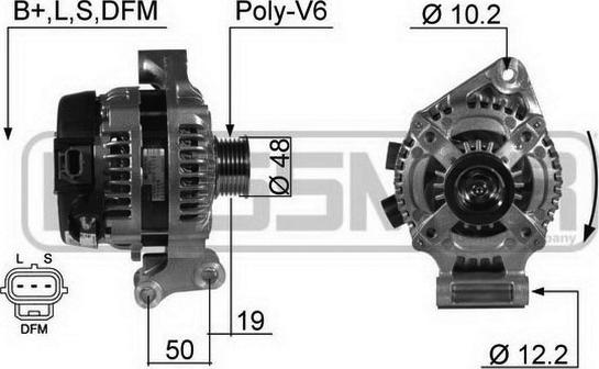 ERA 210384 - Ģenerators www.autospares.lv