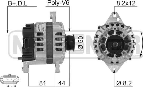 ERA 210382 - Ģenerators www.autospares.lv