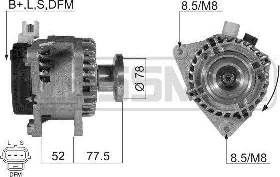 ERA 210330 - Ģenerators www.autospares.lv