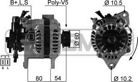 ERA 210333 - Ģenerators www.autospares.lv