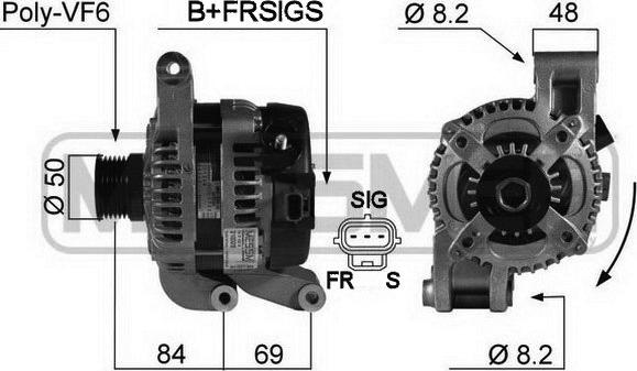 ERA 210328 - Ģenerators www.autospares.lv