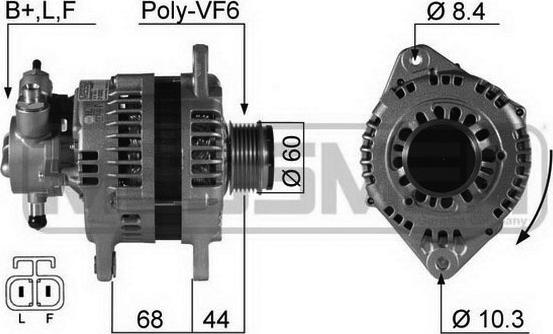 ERA 210322A - Alternator www.autospares.lv