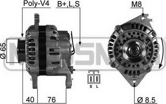 ERA 210379 - Ģenerators www.autospares.lv