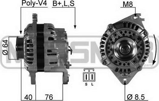 ERA 210375 - Ģenerators www.autospares.lv