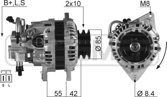 ERA 210371 - Ģenerators www.autospares.lv