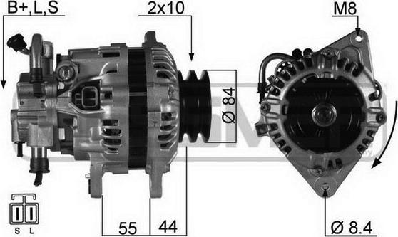 ERA 210372 - Alternator www.autospares.lv