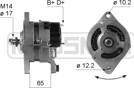 ERA 210298 - Генератор www.autospares.lv